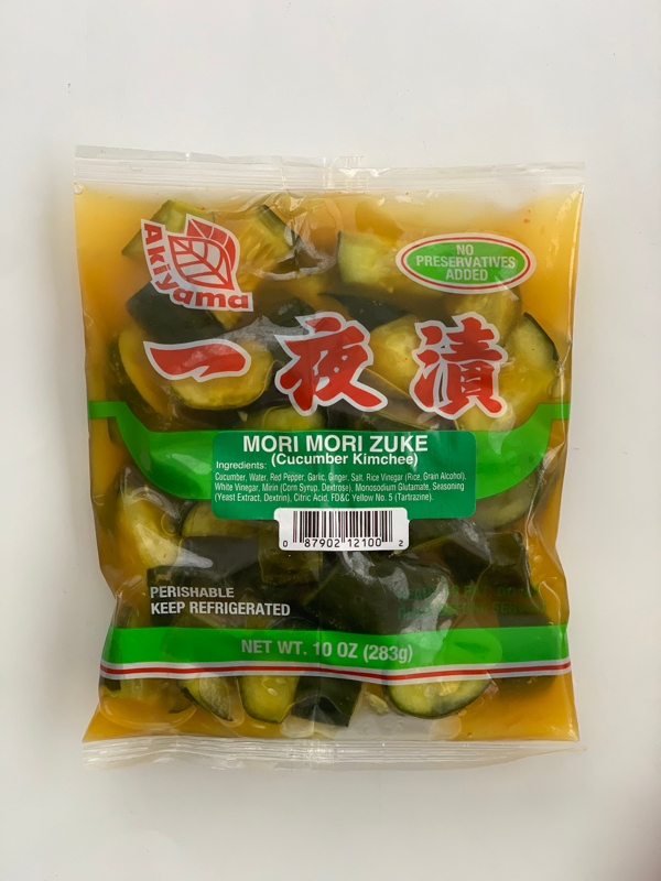 むぎめし AKIYAMA MORI MORI ZUKE (CUCUMBER KIMCHI) 10 OZ | Suruki Supermarket